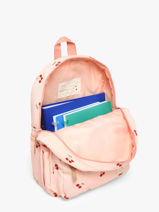 Mini Backpack Kidzroom Pink secret garden 1959-vue-porte