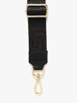 Caviar Shoulder Strap Milano Black caviar CA25SSOB-vue-porte