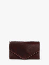 Porte-monnaie Agnes Cuir Etrier Rouge agnes EAGN5018