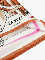 Carr� De Soie 90x90 Paris Lancel Rose 150 ans A14138-vue-porte