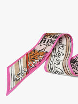 Silk Ribbon Paris 82x5,5cm Lancel Pink 150 ans A14137-vue-porte