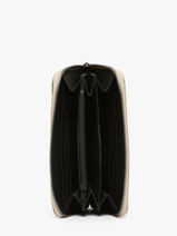 Portefeuille Caviar Cuir Milano Beige caviar CA18115-vue-porte