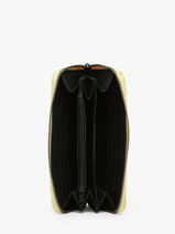 Leather Caviar Wallet Milano Yellow caviar CA18115-vue-porte