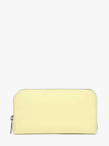 Leather Caviar Wallet Milano Yellow caviar CA18115