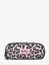 Trousse 2 Compartiments Milky kiss Beige leopard luxe 1363