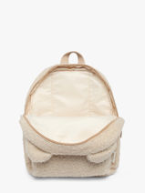 Mini Backpack Pret Beige ridge and row 1716-vue-porte