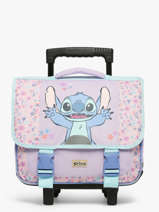 2-compartment Wheeled Satchel Lilo & stitch Violet spring smiles 1729