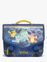2-compartment Satchel Pokemon Blue pokemon & friends 26KK203L