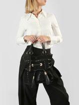 Satchel 150 Ans Lancel Black 150 ans A14099-vue-porte