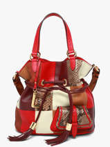 Sac Port� Main 150 Ans Lancel Rouge 150 ans A14104
