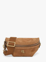 Sac Banane Cuir Lauren ralph lauren Marron dryden 31P15644