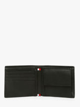 Portefeuille Cuir Tommy hilfiger Noir th foundation AM14506-vue-porte