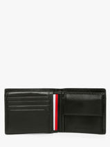 Wallet Leather Tommy hilfiger Black central AM14497-vue-porte