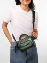 Crossbody Bag Crossbody S Cabaia Green crossbody S-vue-porte