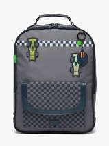 2-compartment Backpack Tann's Gray les fantaisies g 26742511