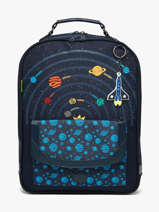 2-compartment Backpack Tann's Blue les fantaisies g 74151