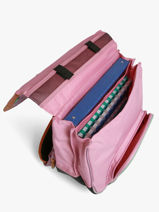 2-compartment Wheeled Satchel Tann