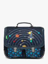 1 Compartment Satchel Tann's Blue les fantaisies g 45151
