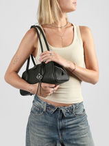 Shoulder Bag Emblem Calvin klein jeans Brown emblem 4F3743G-vue-porte