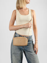 Sac Bandouli�re Bold Calvin klein jeans Beige bold 4F3220G-vue-porte