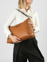 Longchamp Le pliage xtra Hobo bag Brown-vue-porte