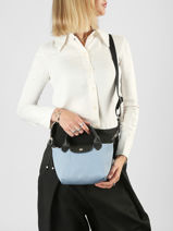 Longchamp Le pliage energy Sacs port� main Bleu-vue-porte