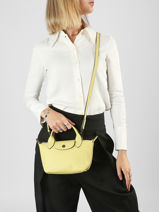 Longchamp Le pliage xtra Handbag Yellow-vue-porte