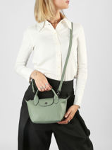 Longchamp Le pliage xtra Sacs port� main Vert-vue-porte