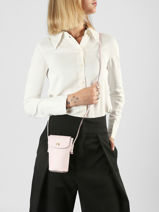 Longchamp Epure Ipod case / cd holder Pink-vue-porte
