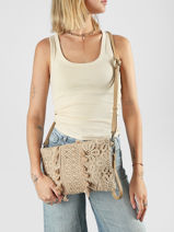Sac Port� Main Boheme Miniprix Beige boheme A623-vue-porte