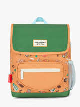 Backpack Hello hossy Brown cool kids S6
