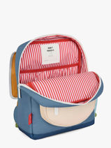 Backpack Hello hossy Blue cool kids MS6-vue-porte