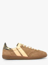 Sneakers In Leather Caval Brown women BAPULS2F