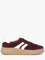 Sneakers En Cuir Remonte Rouge women 30