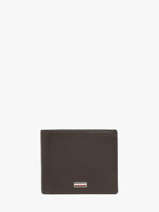 Wallet Leather Tommy hilfiger Brown central AM14497