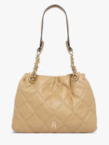 Sac Port� �paule Th Feminine Tommy hilfiger Beige th feminine  AW18716