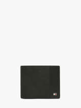 Portefeuille Cuir Tommy hilfiger Noir th soho AM14503