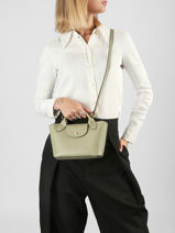Longchamp Epure Sacs port� travers Vert-vue-porte