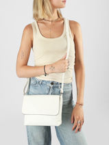 Sac Bandouli�re Grained Miniprix Blanc grained F7557OR-vue-porte