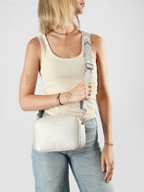 Sac Bandouli�re Grained Miniprix Or grained F6967OR-vue-porte