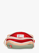 Trousse 2 Compartiments Hello hossy Vert cool kids M-vue-porte
