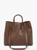 Shoulder Bag Belleville Leather Lancel Brown belleville A14269