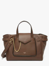 Sac Port� Main Thea Cuir Lancel Marron thea A14222