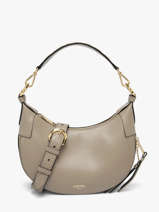 Shoulder Bag Origami Leather Lancel Beige origami A13313