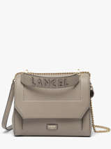 Top Handle M Ninon Leather Lancel Beige ninon A09222