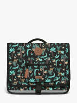 Cartable 2 Compartiments Cabaia Noir school S
