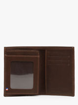 Wallet Leather Etrier Brown oil EOIL748-vue-porte