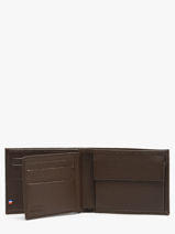 Wallet Leather Madras Etrier Brown madras EMAD121-vue-porte