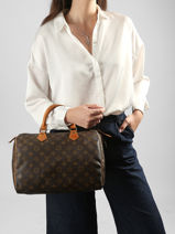 Handbag Second Life Louis vuitton Brown second life VI0912-vue-porte