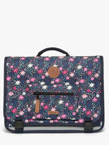Cartable 2 Compartiments Cabaia Bleu school M